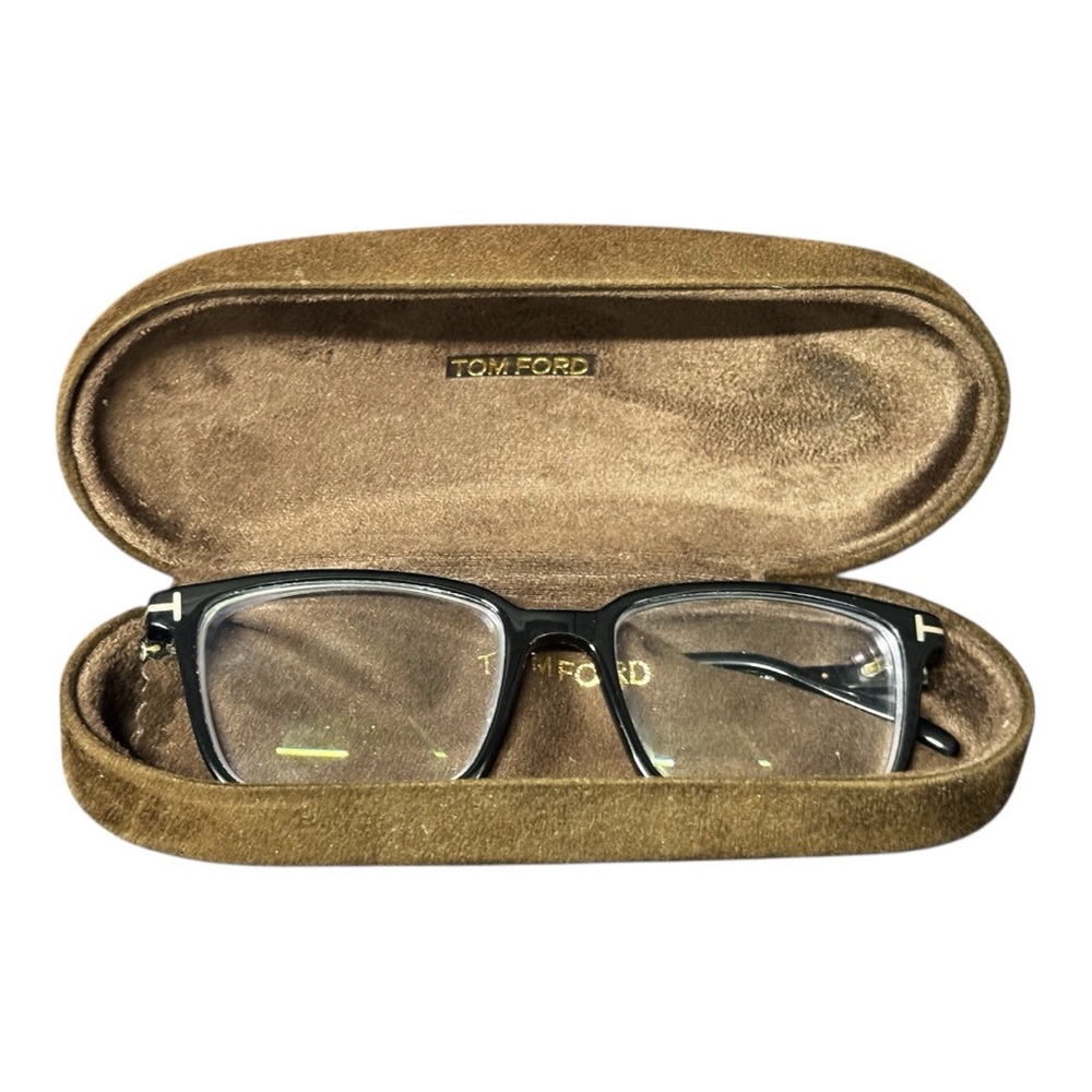 Tom Ford Black Glasses W/ Glasses Case And Cloth … - image 1